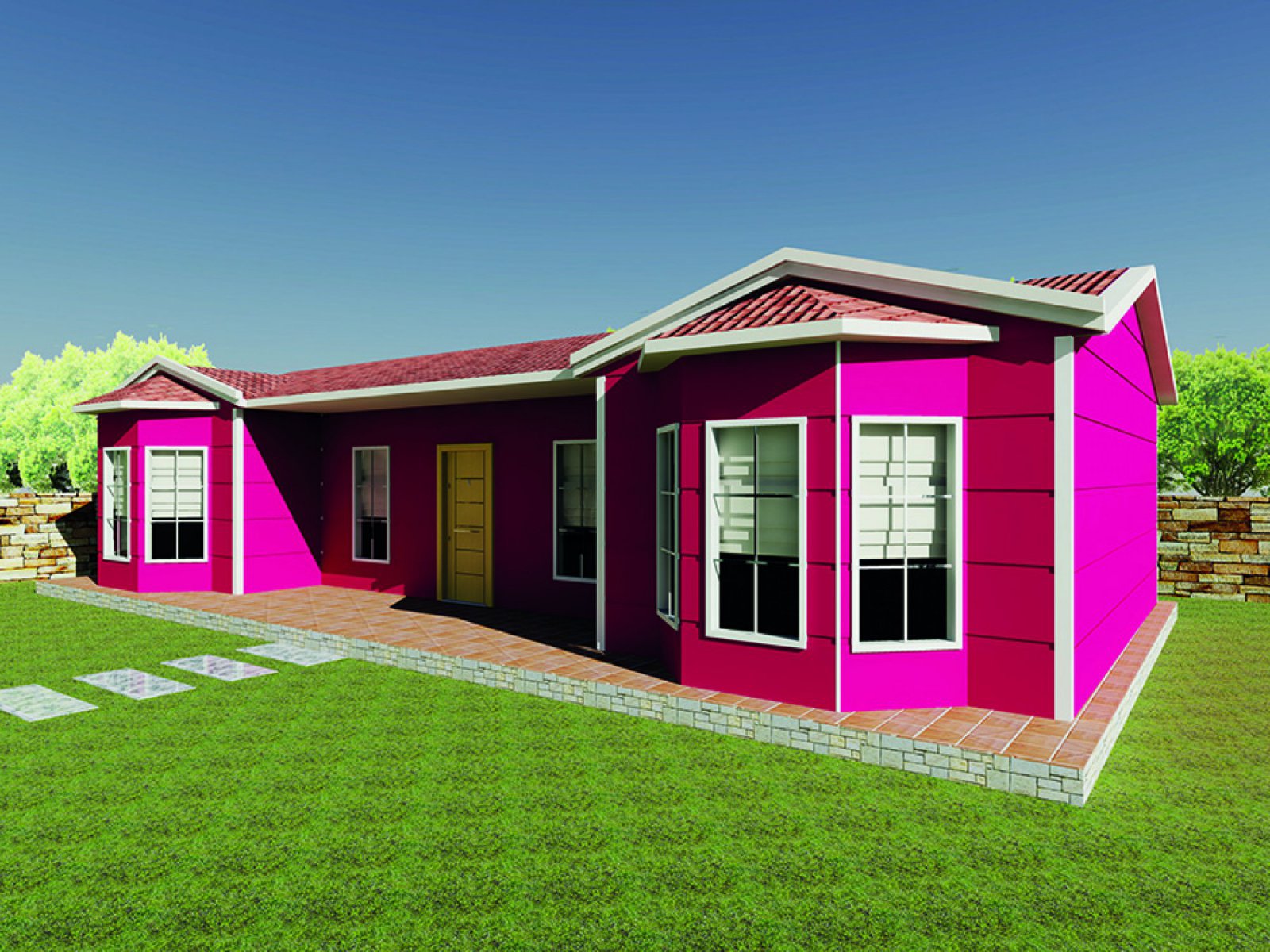 92 m2 Prefabrik Konut