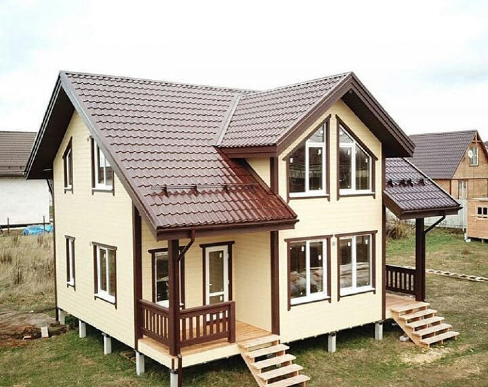 190 m2 Double Storey Steel House