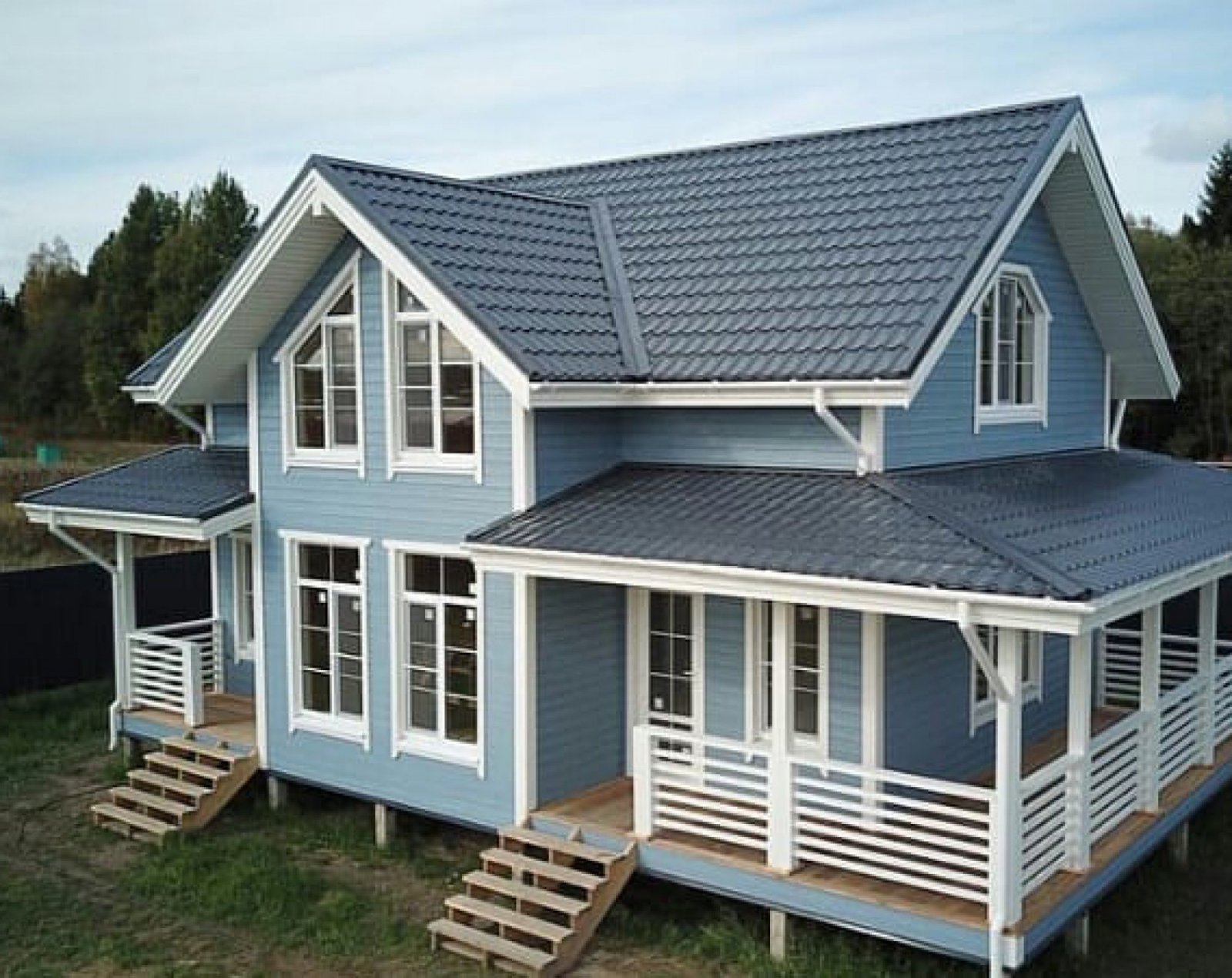 190 m2 Double Storey Steel House