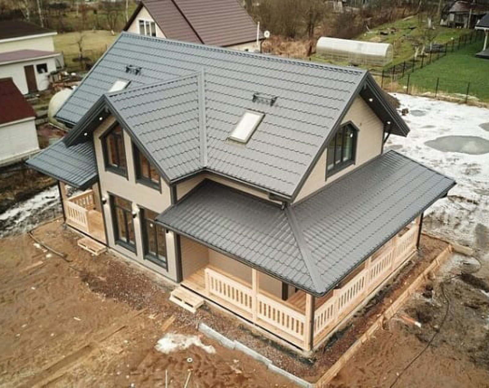 190 m2 Double Storey Steel House