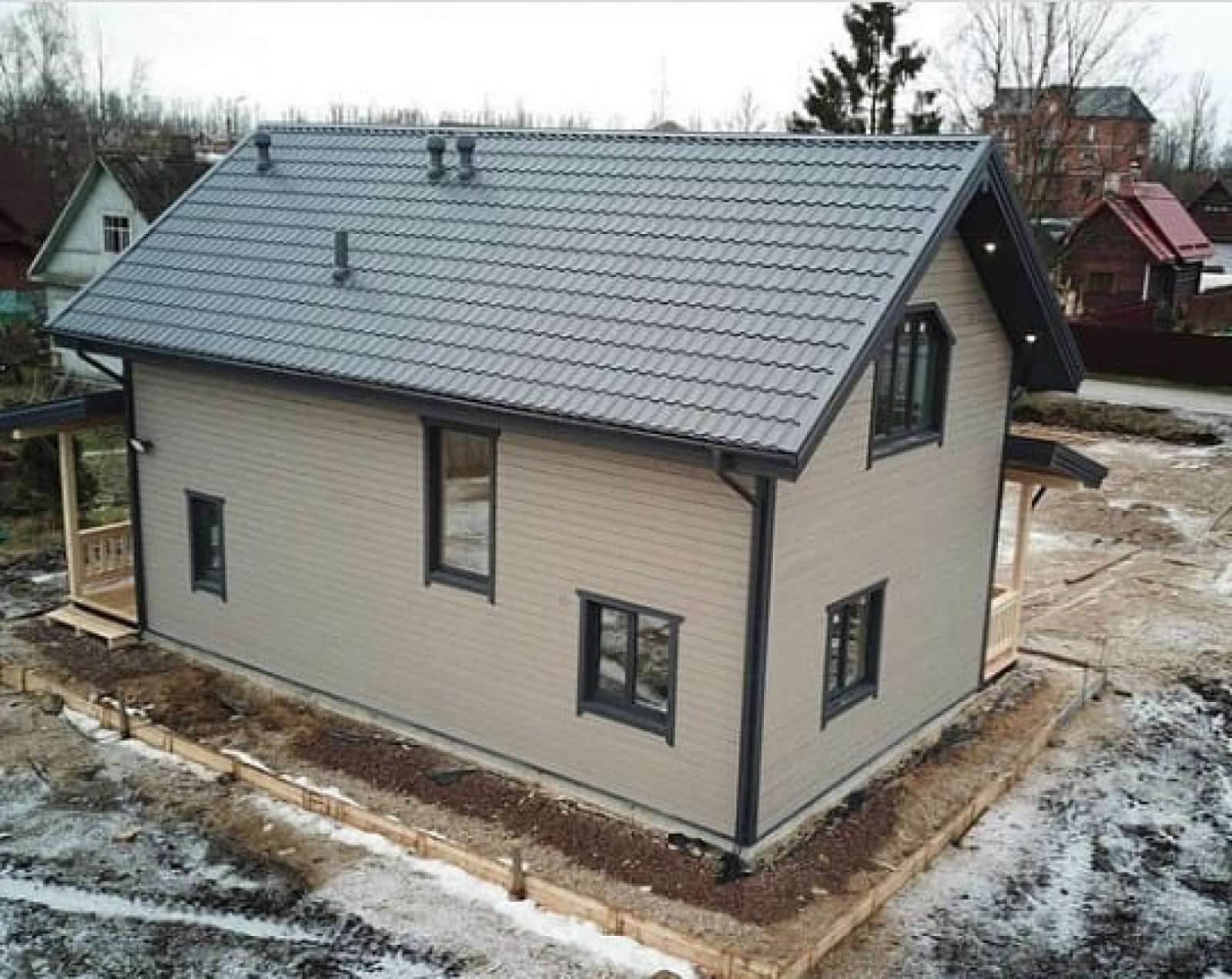 190 m2 Double Storey Steel House