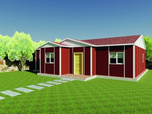 96 m2 Prefabrik Konut