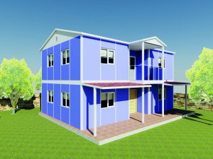 161 m2 Prefabrik Konut