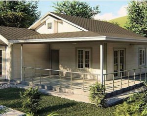 100 m2 Single Storey Steel House