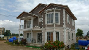 163 m2 Double Storey Steel House