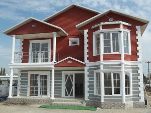 163 m2 Double Storey Steel House
