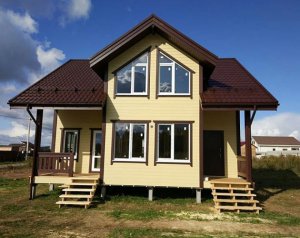 190 m2 Double Storey Steel House