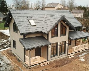 190 m2 Double Storey Steel House