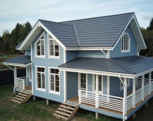 190 m2 Double Storey Steel House