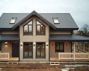 190 m2 Double Storey Steel House