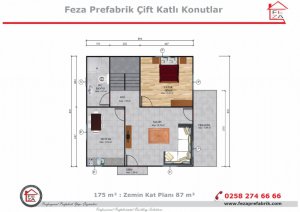 175 m2 Double Storey Steel House