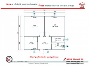 49 m2 Prefabricated Office