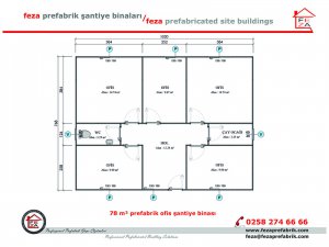 78 m2 Prefabricated Office