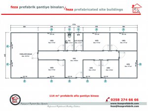 114 m2 Prefabricated Office