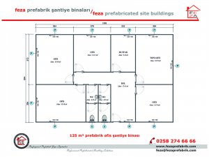 125 m2 Prefabricated Office