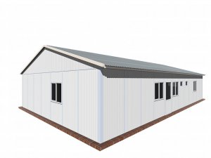 136 m2 Prefabricated Office