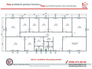 192 m2 Prefabricated Office