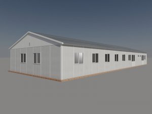 237 m2 234 Kişilik Prefabrik Yemekhane