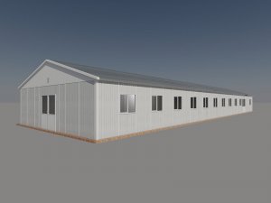 293 m2 250 Kişilik Prefabrik Yemekhane