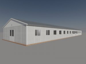 339 m2 306 Kişilik Prefabrik Yemekhane