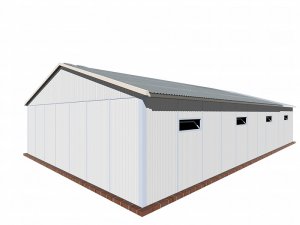135 m2 Prefabricated Dormitory