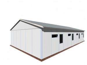 146 m2 Prefabricated Dormitory