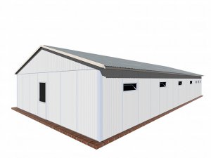 170 m2 Prefabricated Dormitory