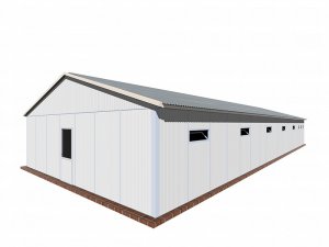 203 m2 Prefabricated Dormitory