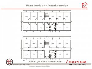 456 m2 Prefabricated Dormitory