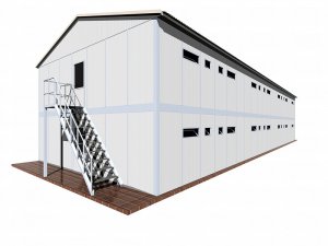 508 m2 Prefabricated Dormitory