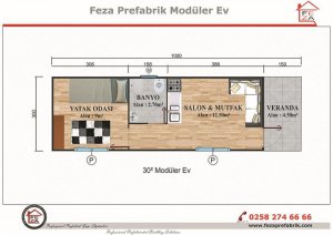 30 m2 Container House