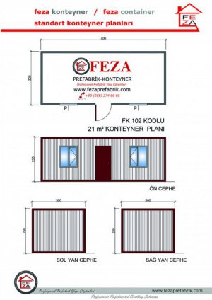 FK102 Model 3x7m Konteyner