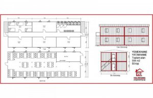 304 m2 - Feza İki Katlı Konteyner