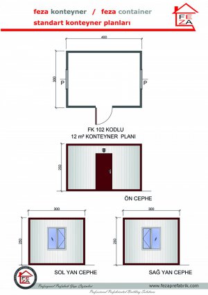 FK 102 MODEL 3x4m CONTAINER