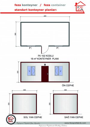 FK 102 MODEL 3x6m CONTAINER