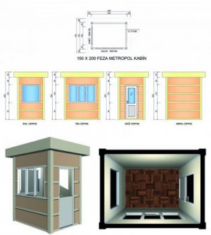 150x200 Metropol Cabin